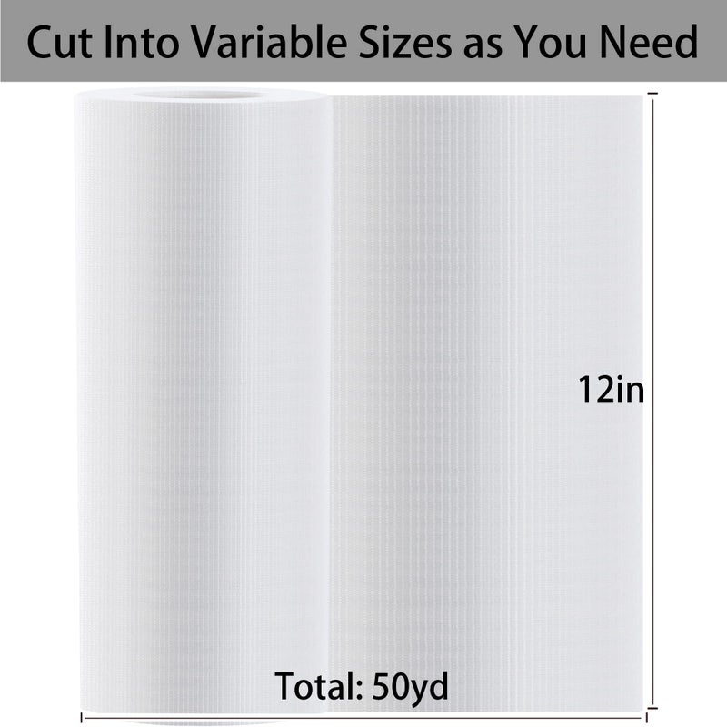 Seneme Water Soluble Stabilizer for Embroidery Topping Film (12 in x 50 yd Roll)  Seneme 35um Clear Embroidery Stabilizers - Wash Away Embroidery Stabilizer for Machine Embroidery Stabilizer and Hand Sewing - Image 2